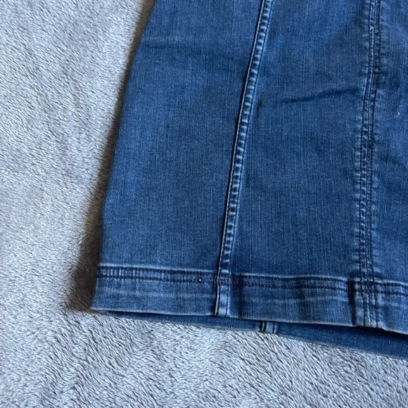 Free People Blue Denim Mini Skirt - Picture 2 of 6